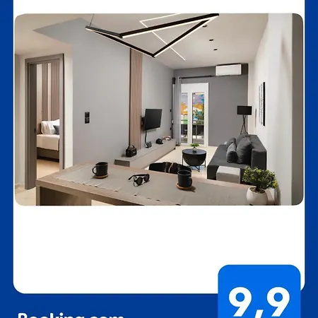 Es Arion-luxury King Bed-sleeps 4-city Center Daire Hanya